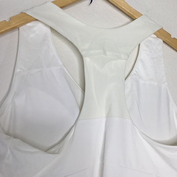 PLUS Fabletics White Workout Tank Top - Picture 6 of 7